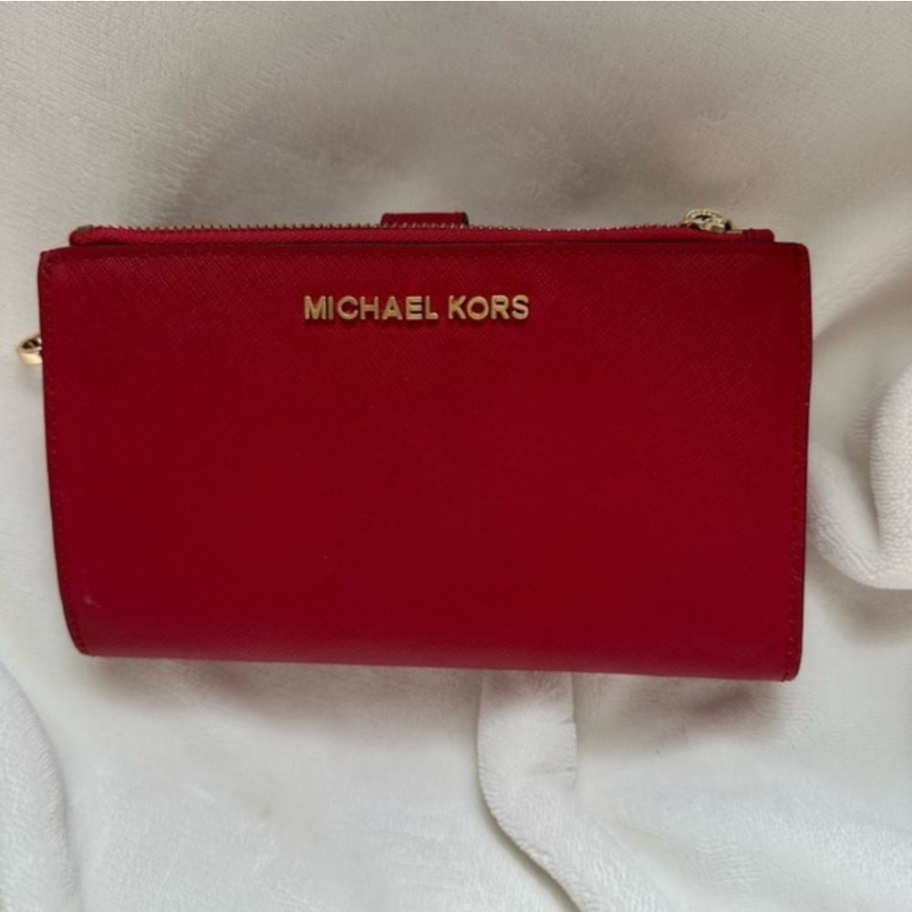Michael Kors Double Zip Wristlet Wallet